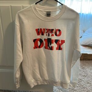 Cincinnati bengals “who dey” Joe burrow crewneck